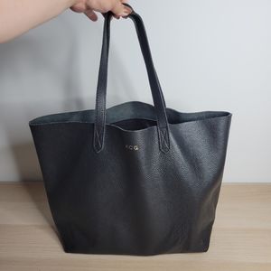 Cuyana Leather Tote Shoulder Bag